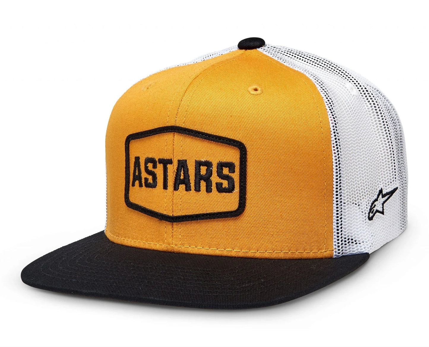 Casquette de camionneur Alpinestars Framed, or/noir/blanc