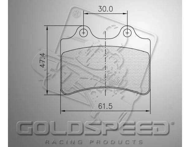 Goldspeed remblok set type Haase Runner - KartKings