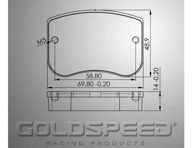 Ensemble de rembobinage Goldspeed DINO-CAROLI type location arrière (complexe de location) 2 pièces