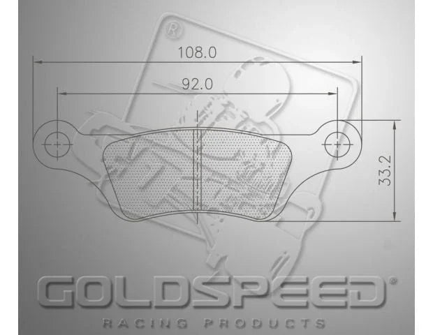 Plaquettes de frein Goldspeed RM1 Magura Electro Rimo