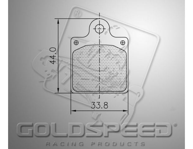 Goldspeed brake pad set Type CRG / Zanardi