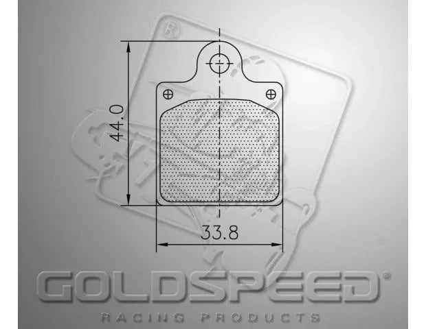 Goldspeed remblok set type CRG / Zanardi - KartKings