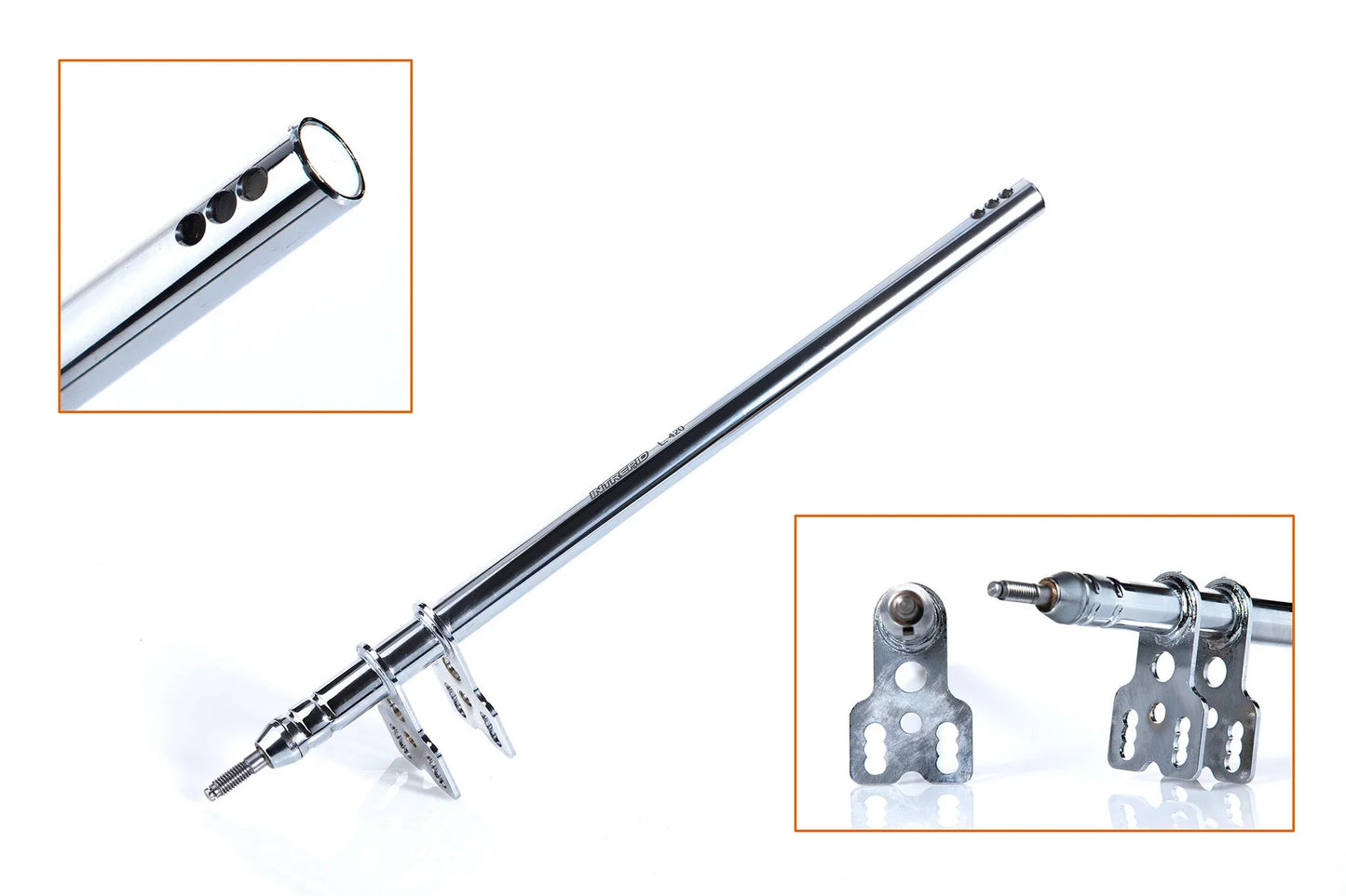 Intrepid stuurstang mini 420 mm M8 - KartKings