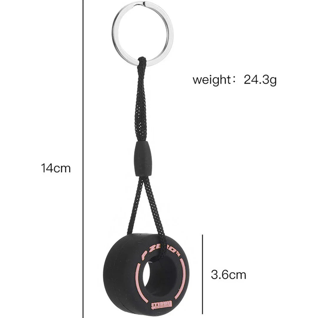 Formule 1 sleutelhanger Hypersoft band | Roze | Pirelli | P Zero | Keychain | F1 - KartKings