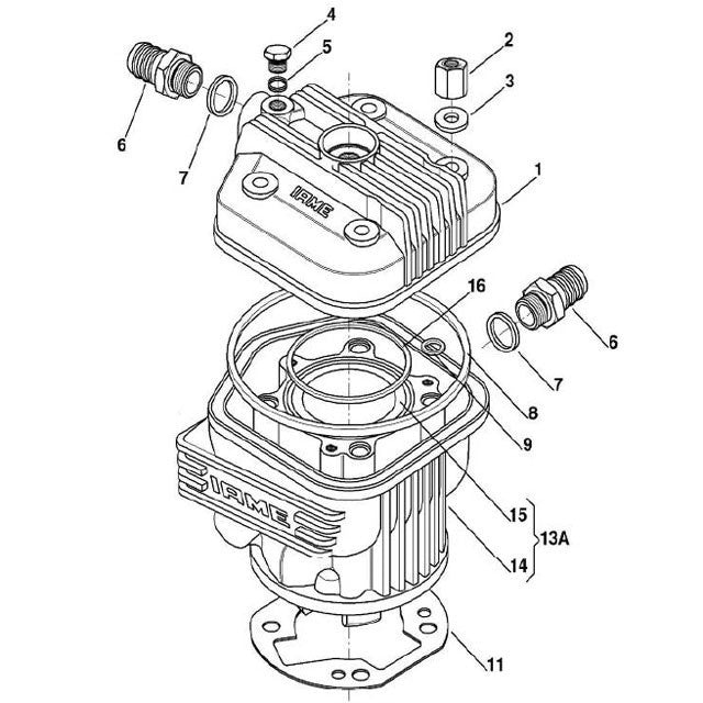 Écrou de culasse Iame X30
