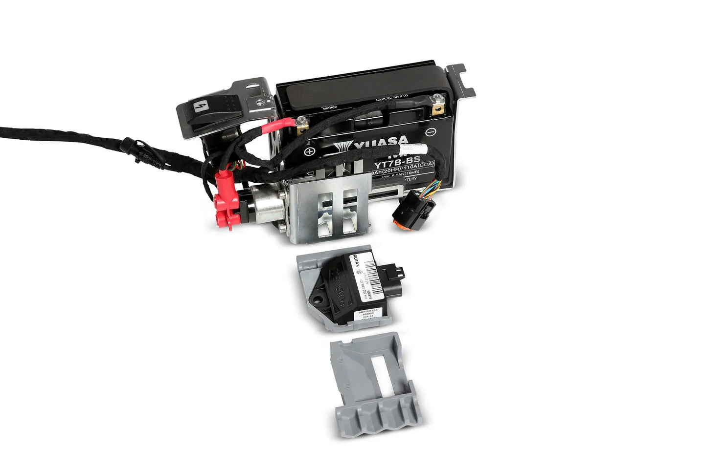 Coussinet en caoutchouc pour boîtier de batterie Rotax Max E-box