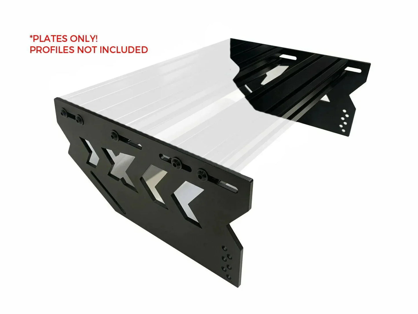 SimXPro Extended Profile Pedal Deck Mounting Plates - KartKings