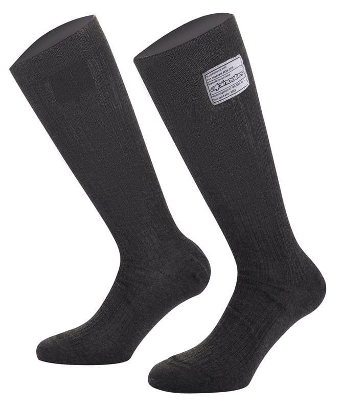 Chaussettes Alpinestars Race V4 noires FIA 8856-2018