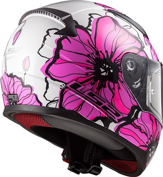 LS2 FF353 Rapid II coquelicots blanc/rose