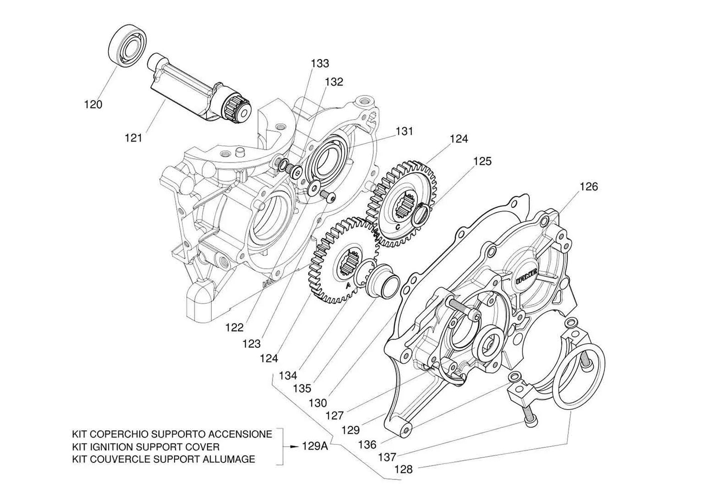 Iame X30 balansas wiel spacer - KartKings