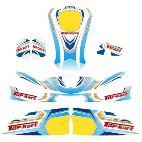 Ensemble d'autocollants Top Kart KG MK14 mini