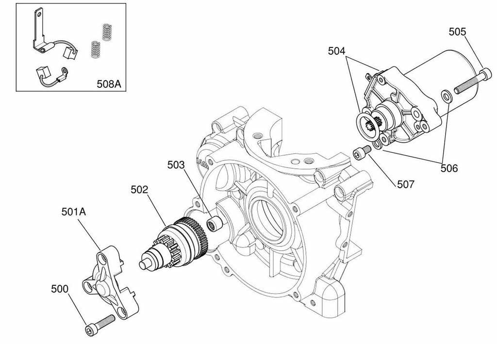 Démarreur Iame X30 complet d'origine