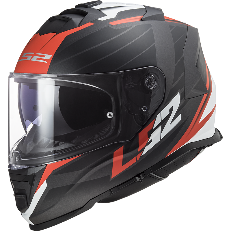 LS2 FF800 Strom II Nerve - Mat zwart rood