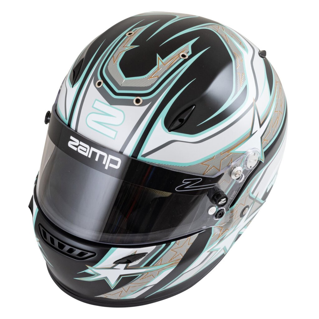 Zamp ZR-72 Noir mat/gris/bleu (FIA-8859/SNEL 2020)
