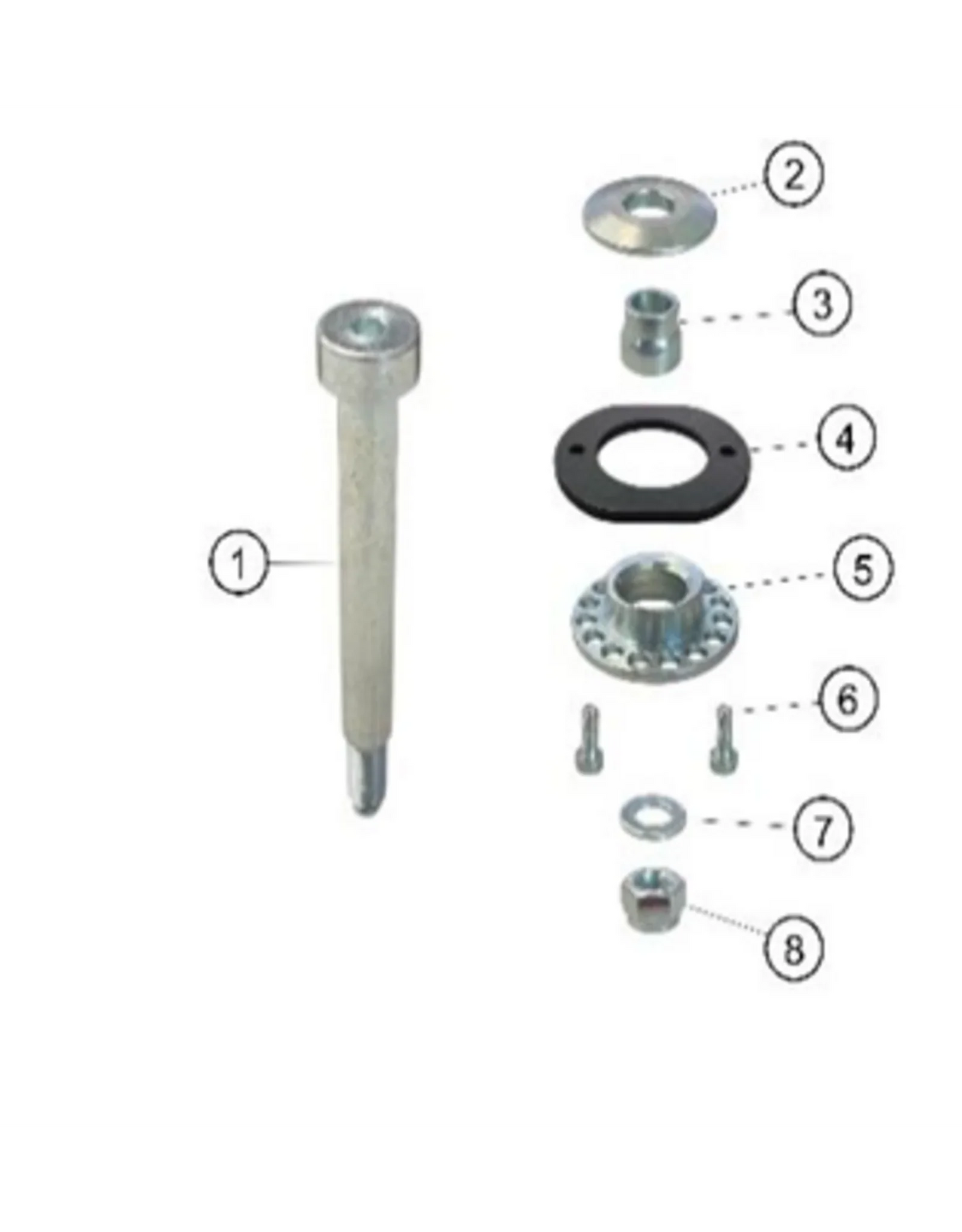 IPK fusee excenter 10mm 2 graden - KartKings
