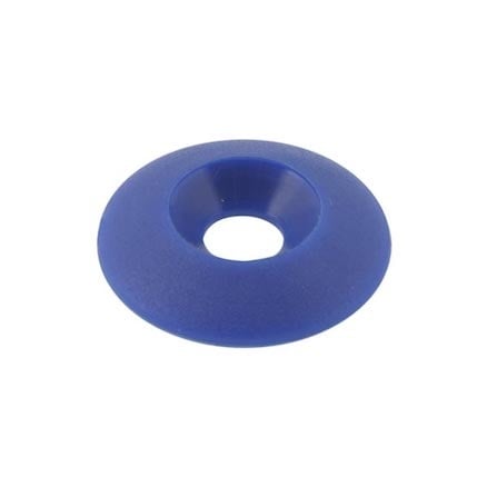 Plastic verzonken ring M8 Blauw