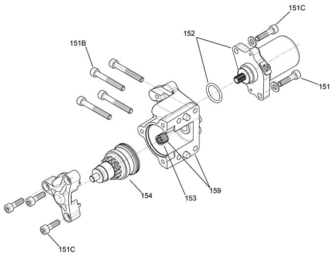 Démarreur Iame 60CC