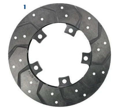 Disque de frein LenzoKart LKF14, système de freinage 180x17 mm