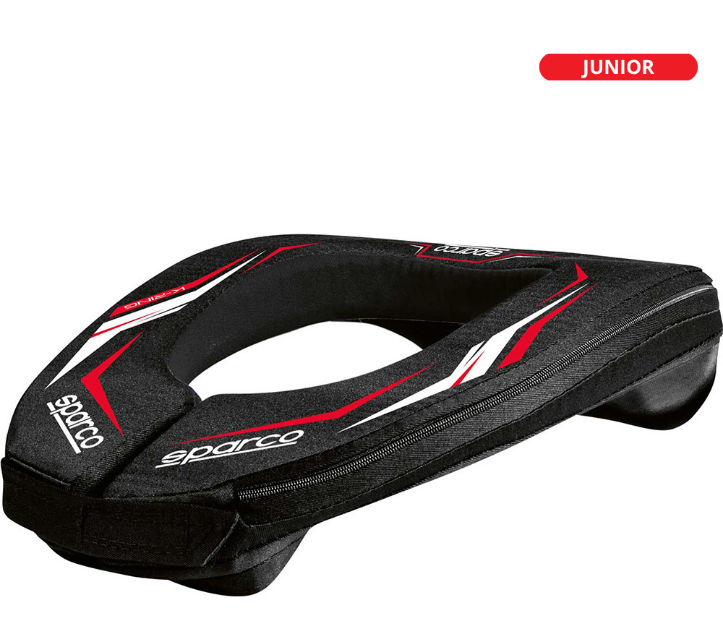 Sparco Neck protector K-ring Kids black/red