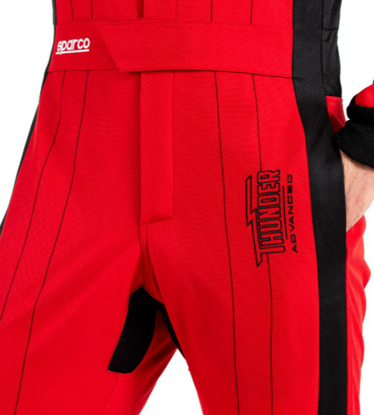 Combinaison Sparco Thunder Advanced Rouge/Noir