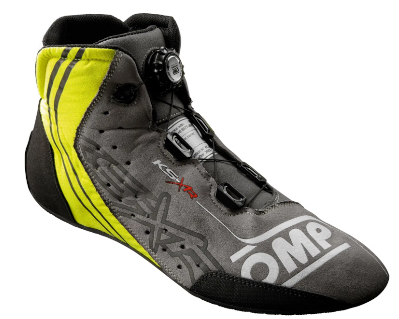 OMP schoenen KS-XR FIA 8877-2022 antraciet / fluor geel