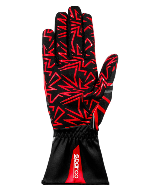 Sparco K-rookie kart handschoenen zwart / rood