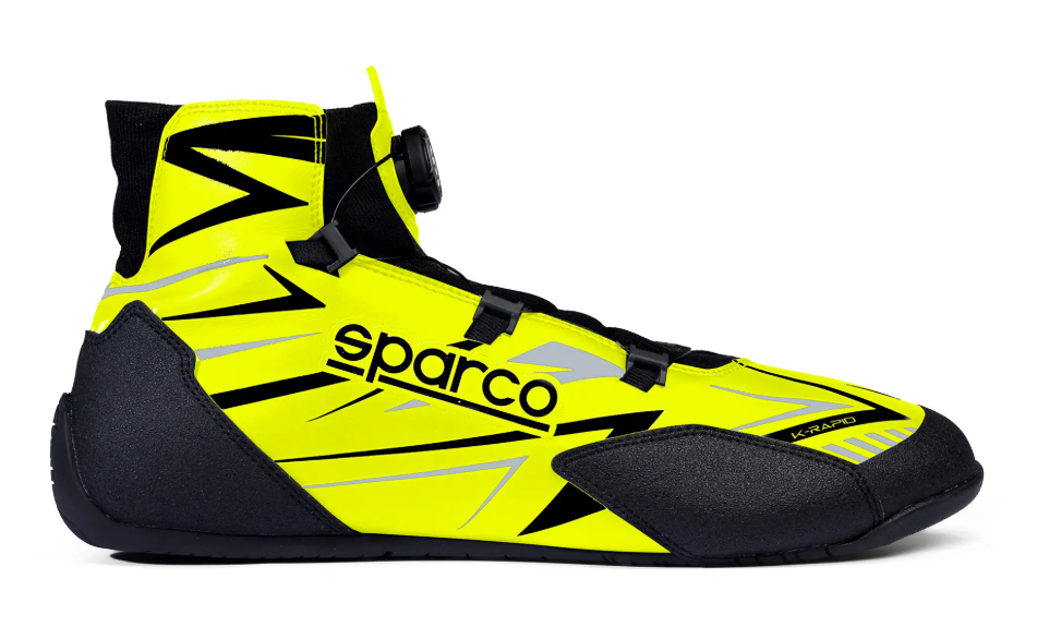 Sparco K-rapid FIA 8877-2022 (met snelsluiting) fluor geel / Zwart