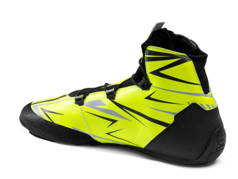 Sparco K-rapid FIA 8877-2022 (met veters) zwart / fluor geel