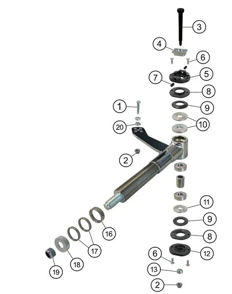 IPK Fusee CCS conische spacer voor de C - KartKings