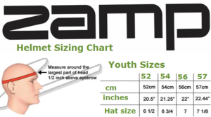 Zamp RZ-48 Youth kids carbon rood