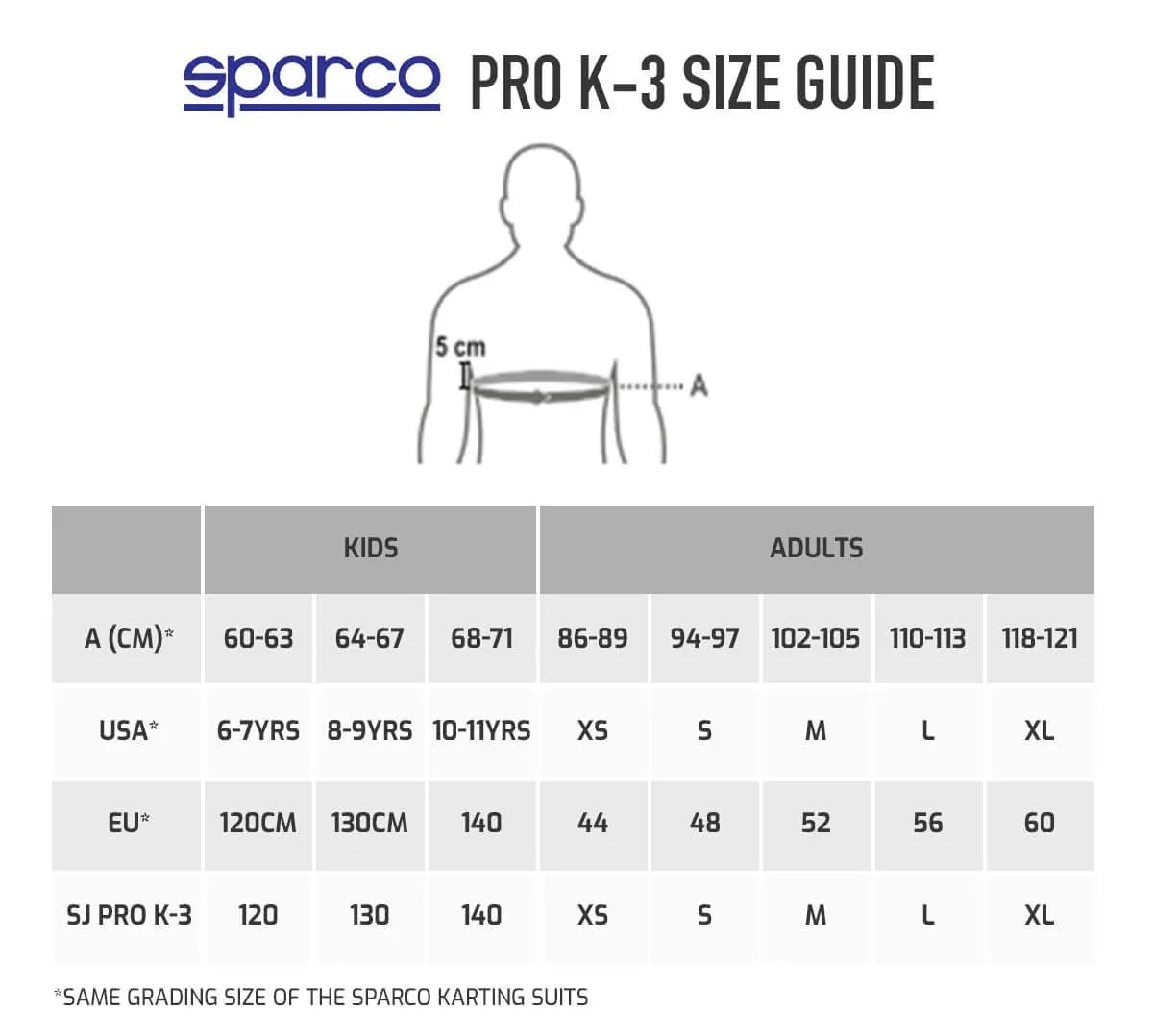 Sparco SJ Pro K3 body protector - KartKings