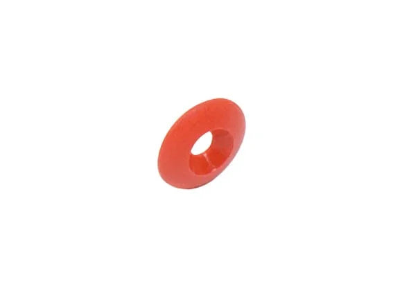 Plastic verzonken ring m8 rood - KartKings