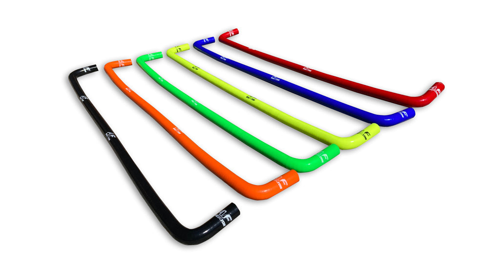 AF Radiator silicone water hose Orange 120 CM 2 x 90 degree bend