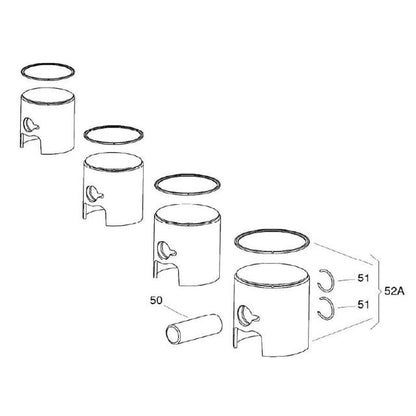 Piston Iame X30 complet