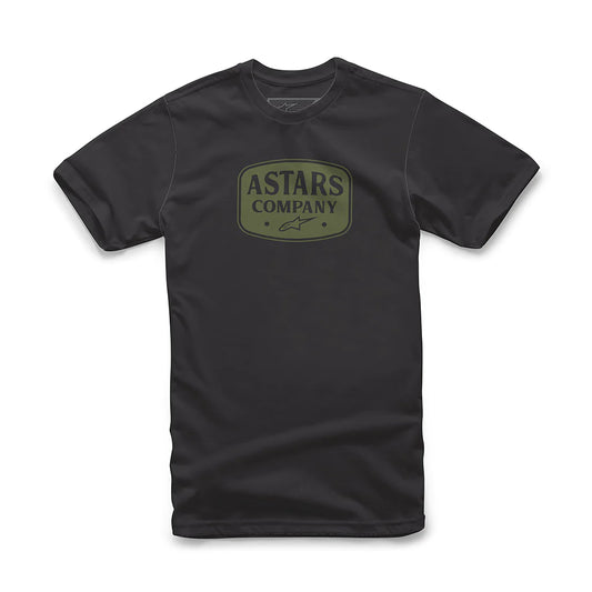 T-shirt emblématique Alpinestars noir/vert