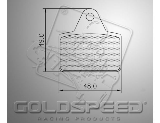 Jeu de plaquettes de frein Goldspeed Type LenzoKart arrière