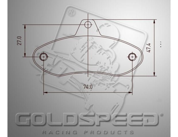 Ensemble de remblok Goldspeed EA COMP-FIRST-WK TYPE REAR