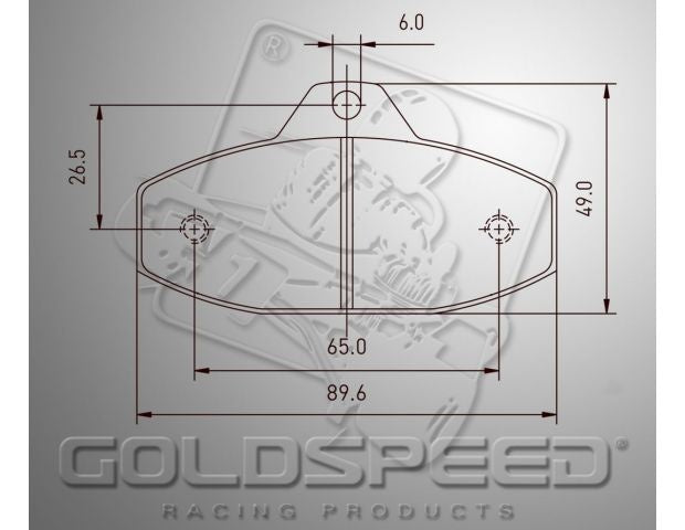 Ensemble de remblok Goldspeed SKM-EVO-2 TYPE