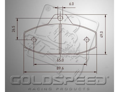 Ensemble de remblok Goldspeed SKM-EVO-2 TYPE