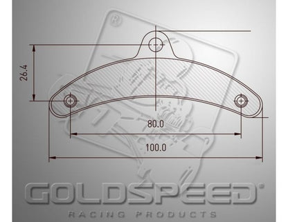 Goldspeed brake pad set BIREL TYPE &gt; 01 FRONT (14185)