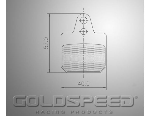 Jeu de plaquettes de frein Goldspeed BIREL'13-TYPE FLANDRIA