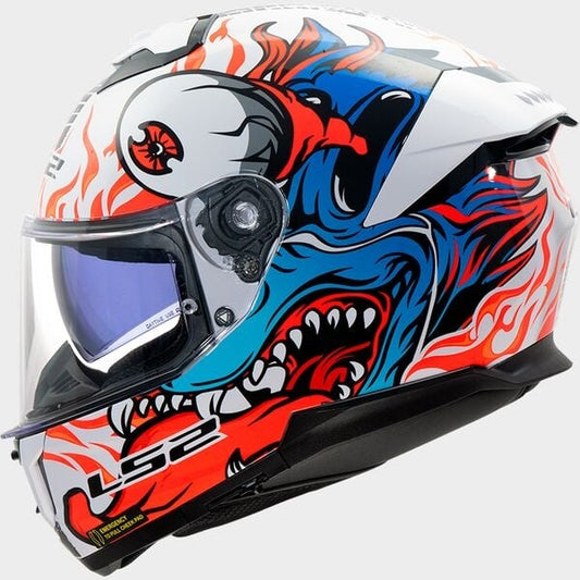 LS2 FF808 Stream II Inferno white/blue