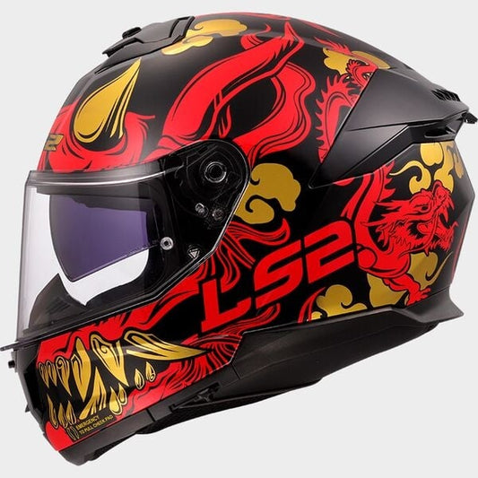 LS2 FF808 Stream II Drako black red