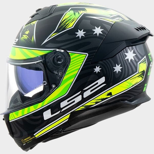 LS2 FF808 Stream II Galdam matt black / fluorescent yellow