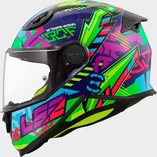 LS2 FF812 Kids Svent bleu/vert