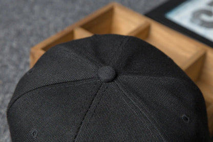 QUEEN Snapback Cap Zwart / Goud | Pet | Gold