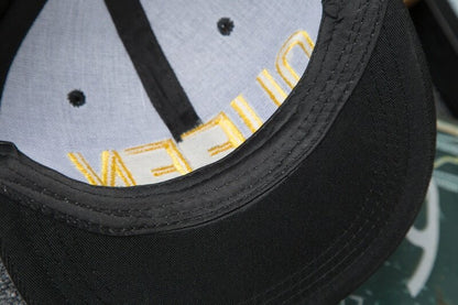 QUEEN Snapback Cap Zwart / Goud | Pet | Gold