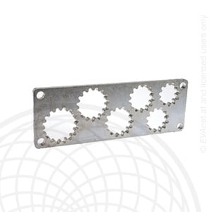 Rotax front sprocket template