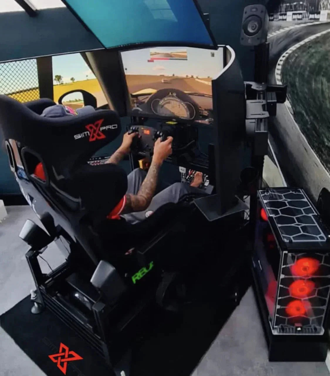 SimXPro XT160 GT Sim Racing Cockpit - KartKings