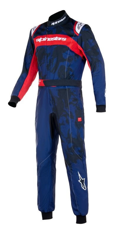 Alpinestars KMX-9 v2 Graphic 5 Bleu marine / rouge